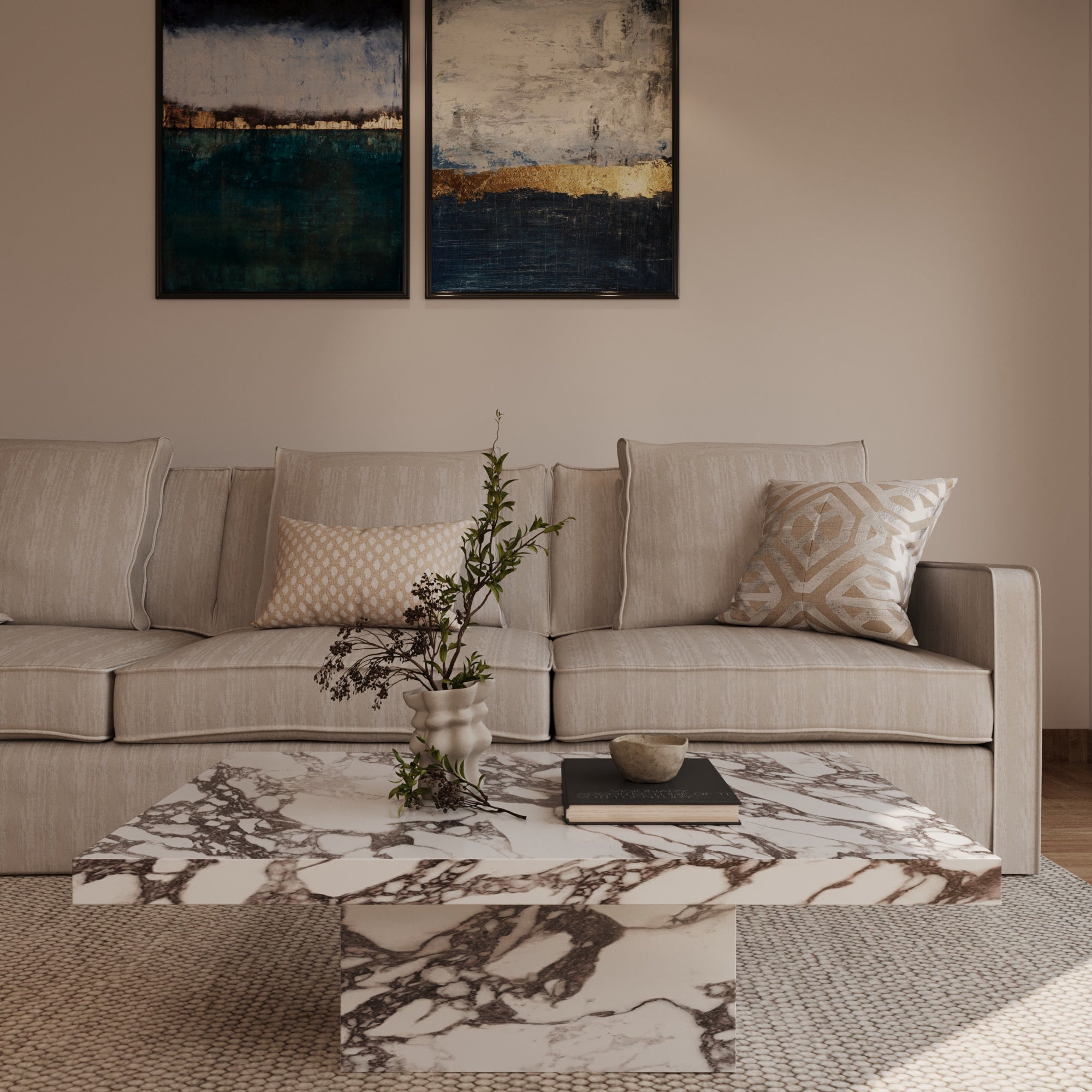 Elana Calacatta Viola Coffee Table