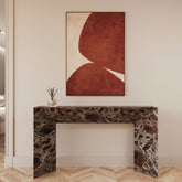 Camilla Rosa Levanto Marble Console Table