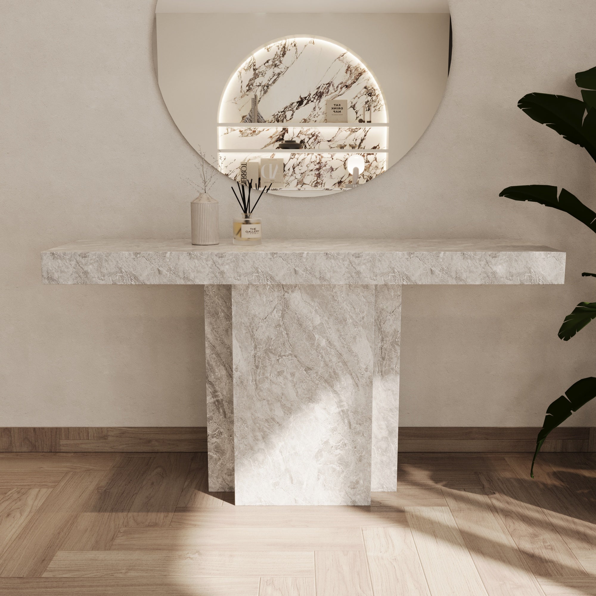 Verona Amazon Grey Console Table