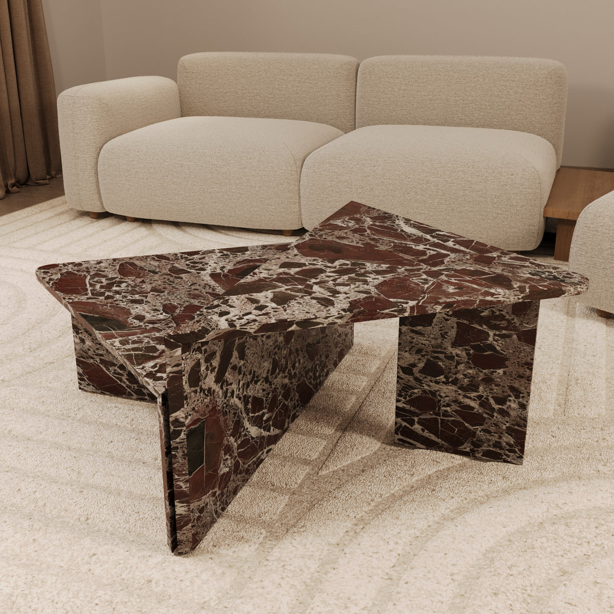 Dario Rosa Levanto Marble Coffee Table