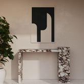 Brixton Calacatta Viola Console Table