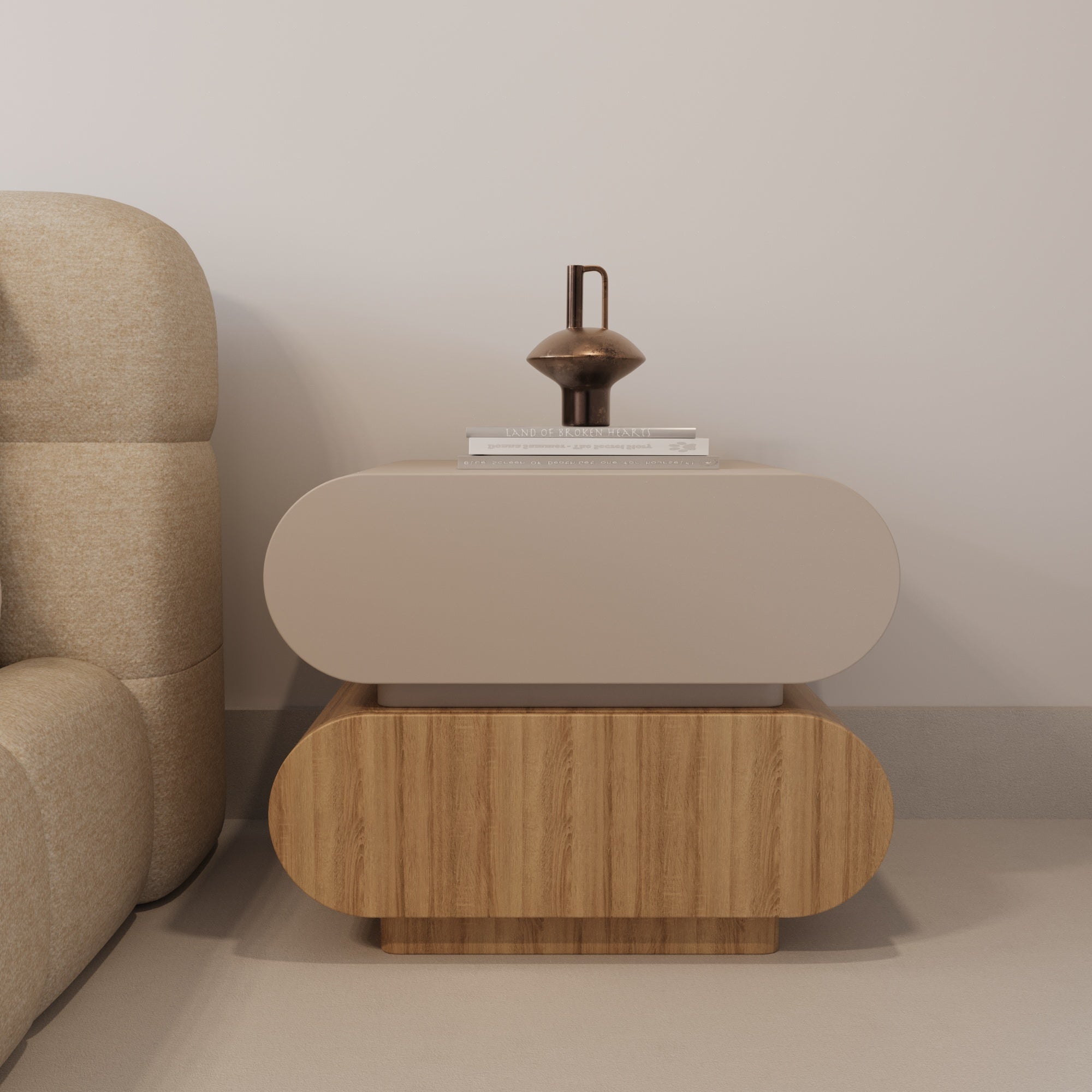 Leto Layered Nightstand