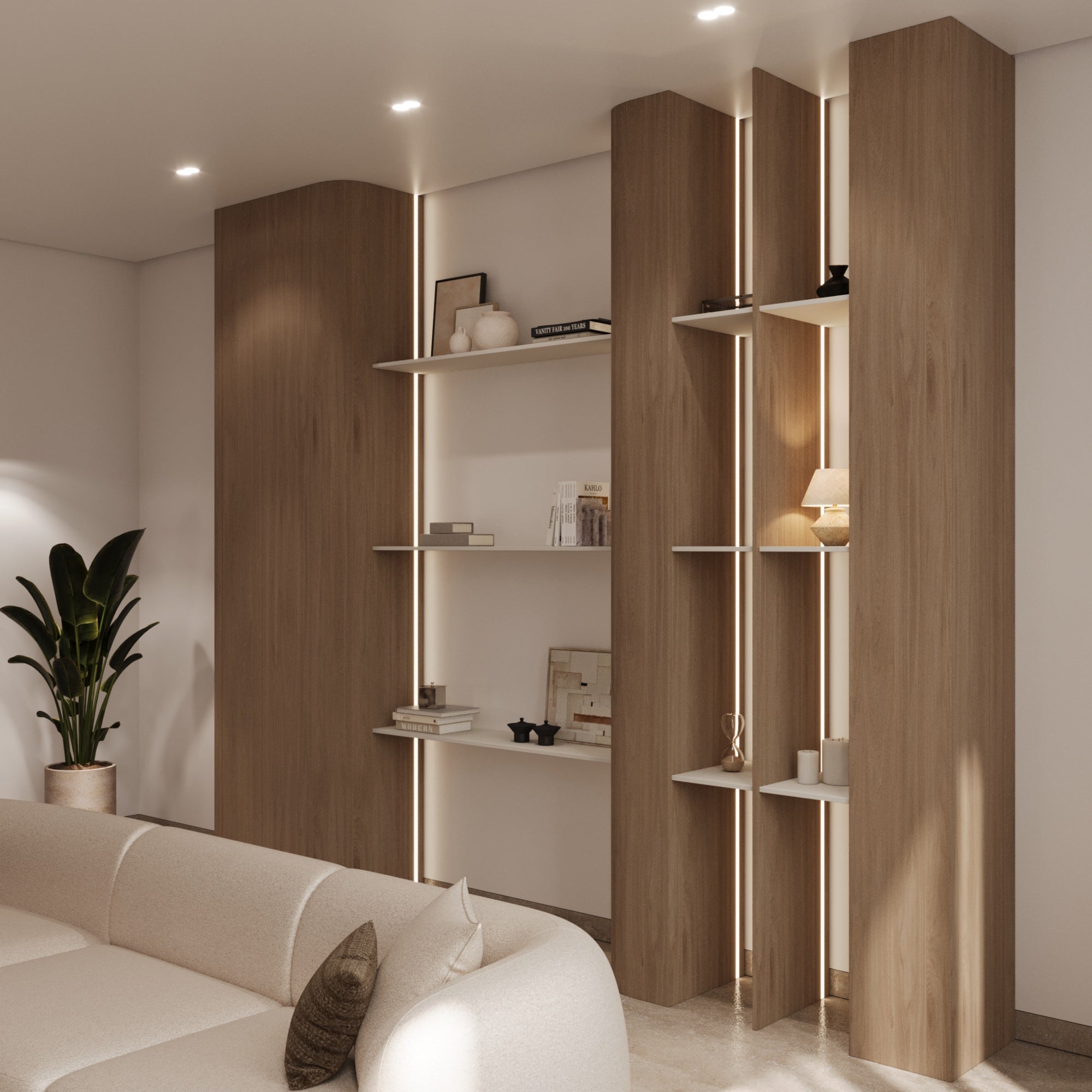 Luminara Shelving Wall