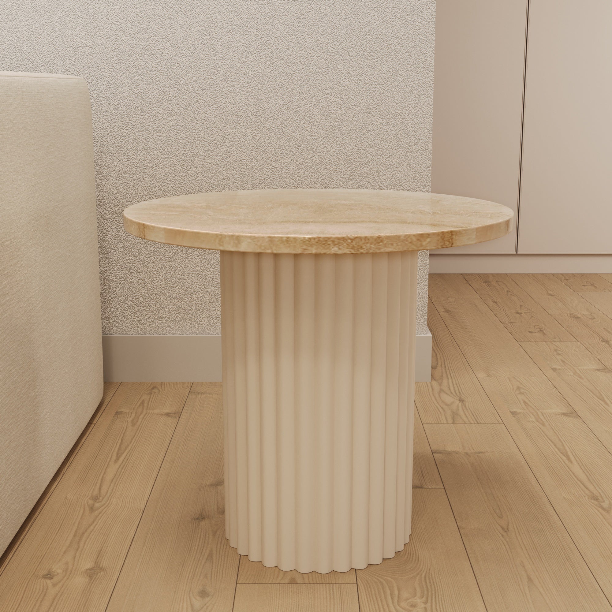 Lucente Cappuccino Side Table