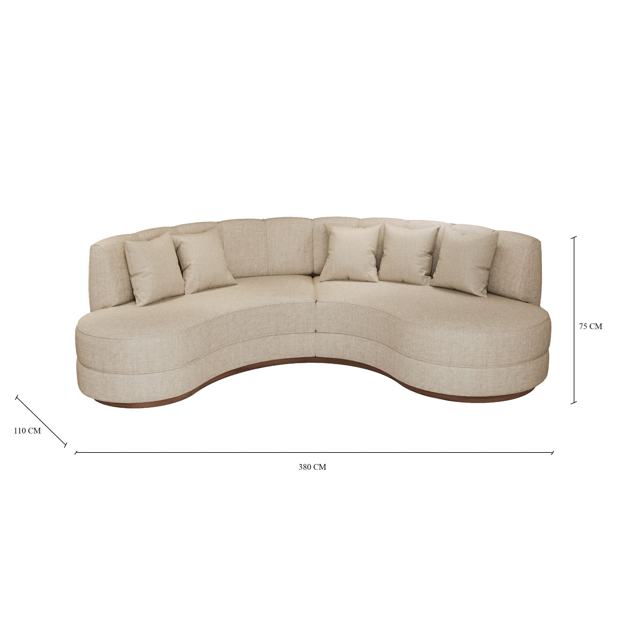 Seraphina Curved Sofa