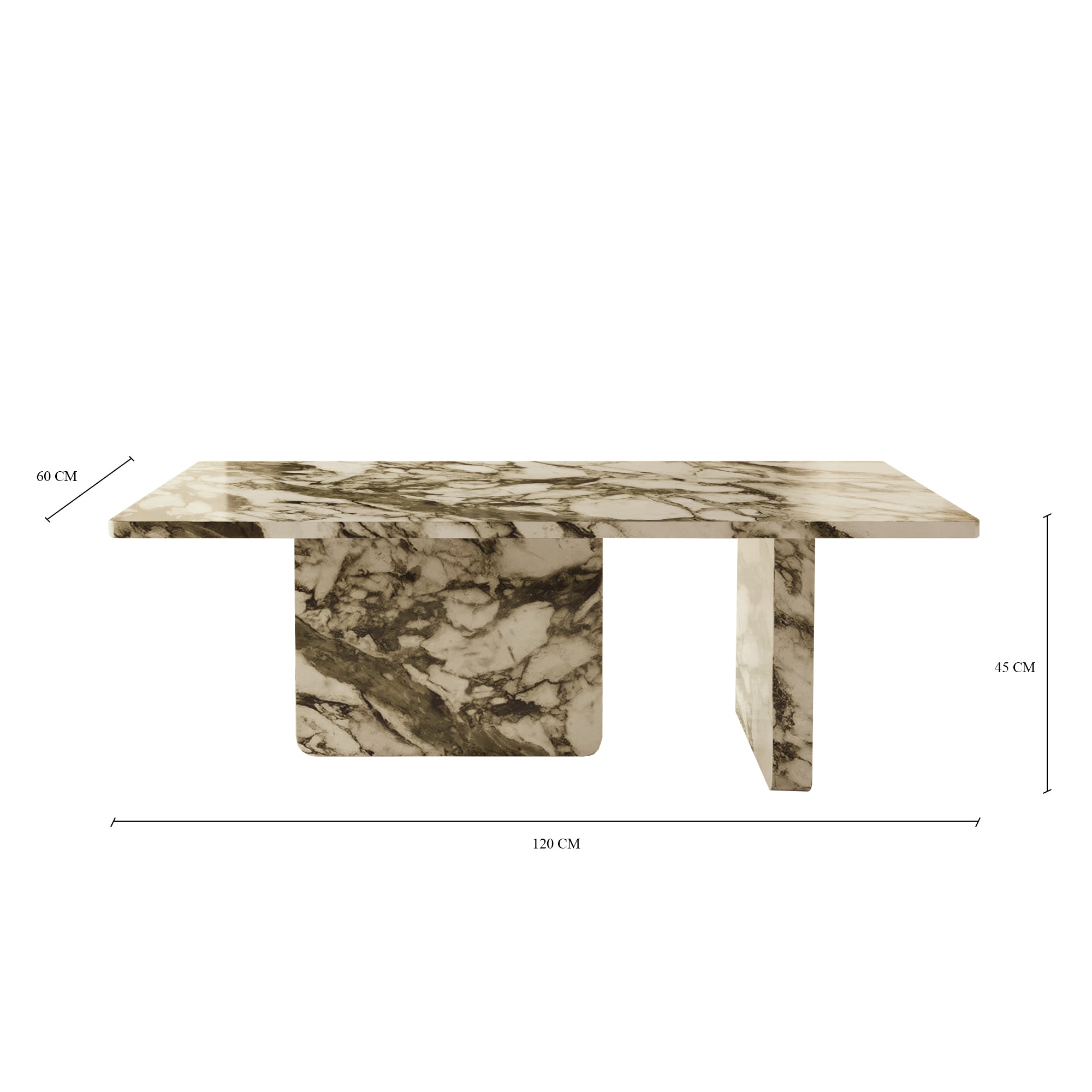 Ravello Calacatta Green Coffee Table