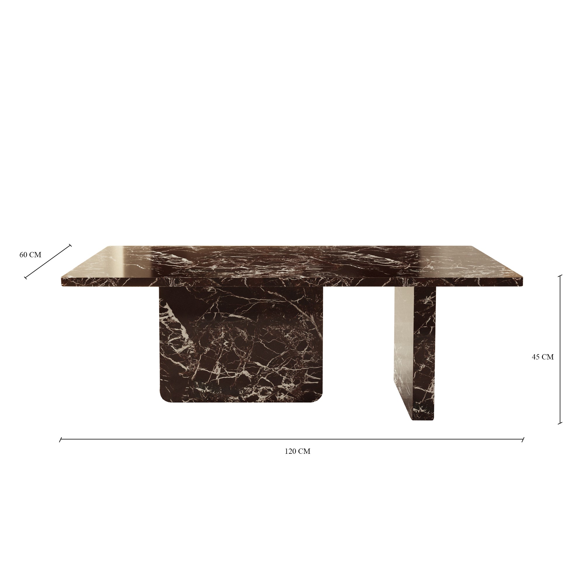 Ravello Rosso Levanto Coffee Table