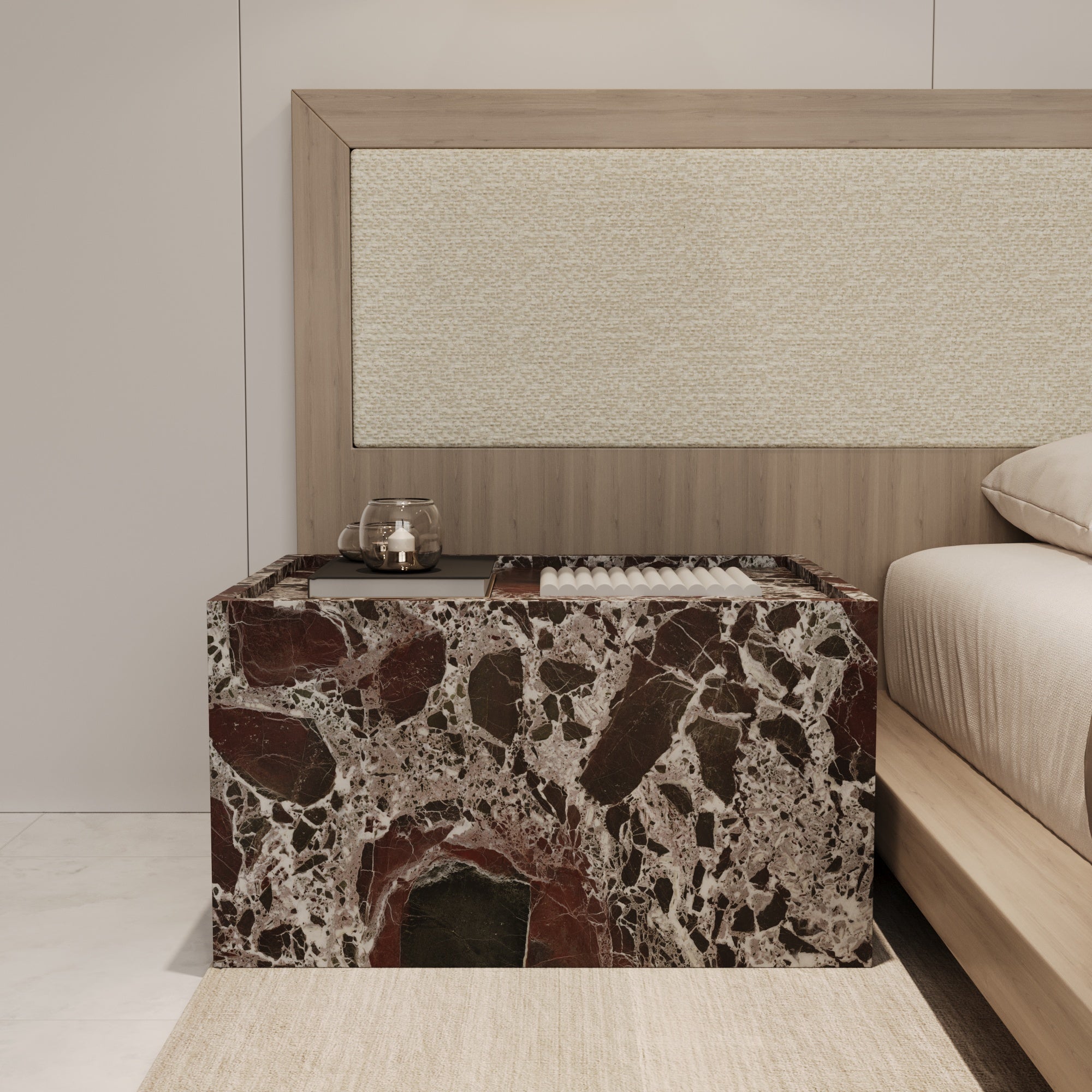 Aveline Rosso Levanto Nightstand
