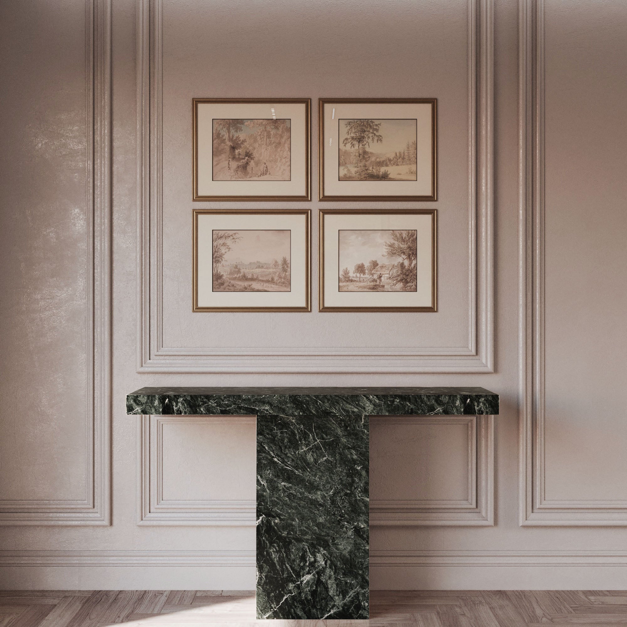 Olivia Verde Alpi Console Table