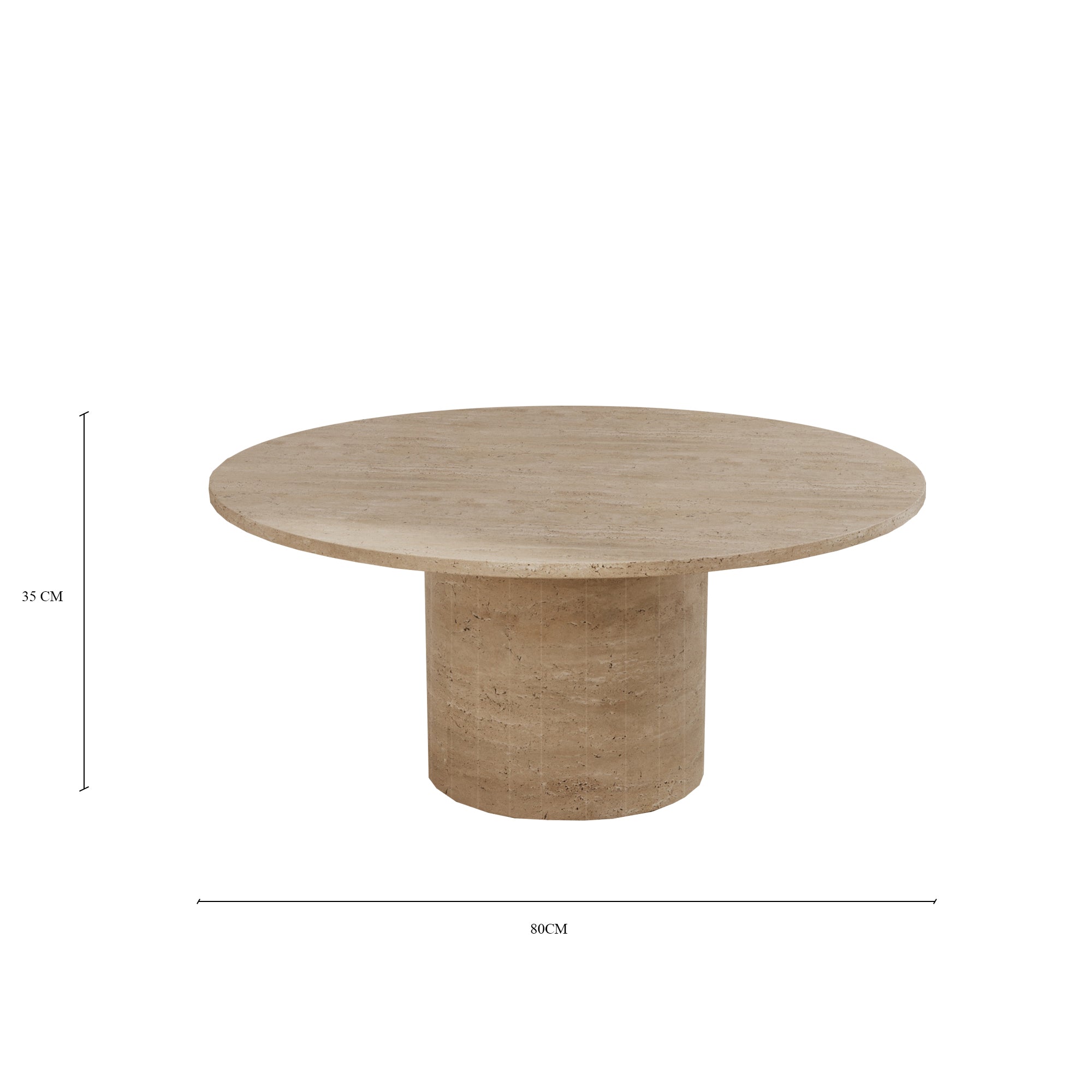 Roma Travertine Nesting Coffee table
