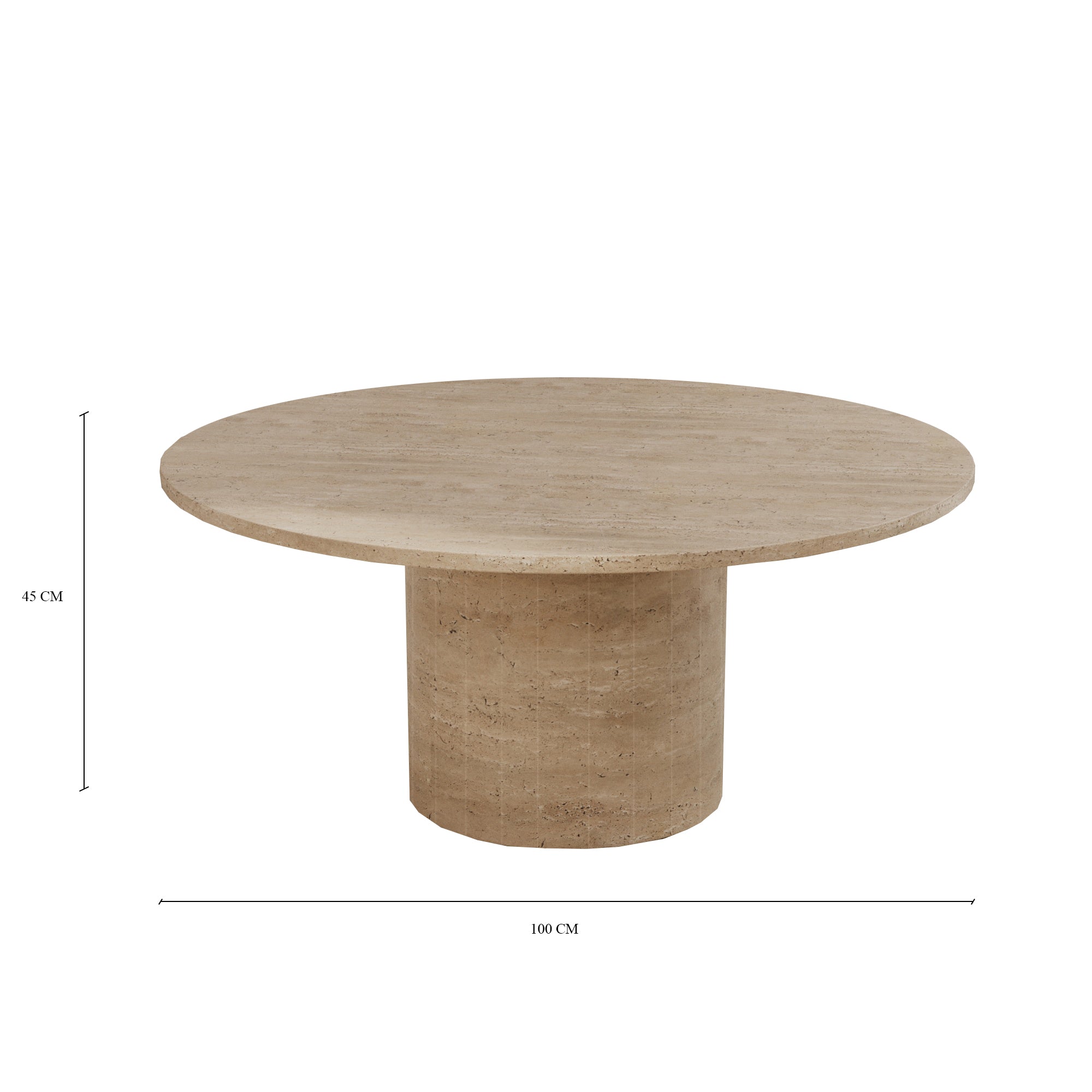 Roma Travertine Nesting Coffee table