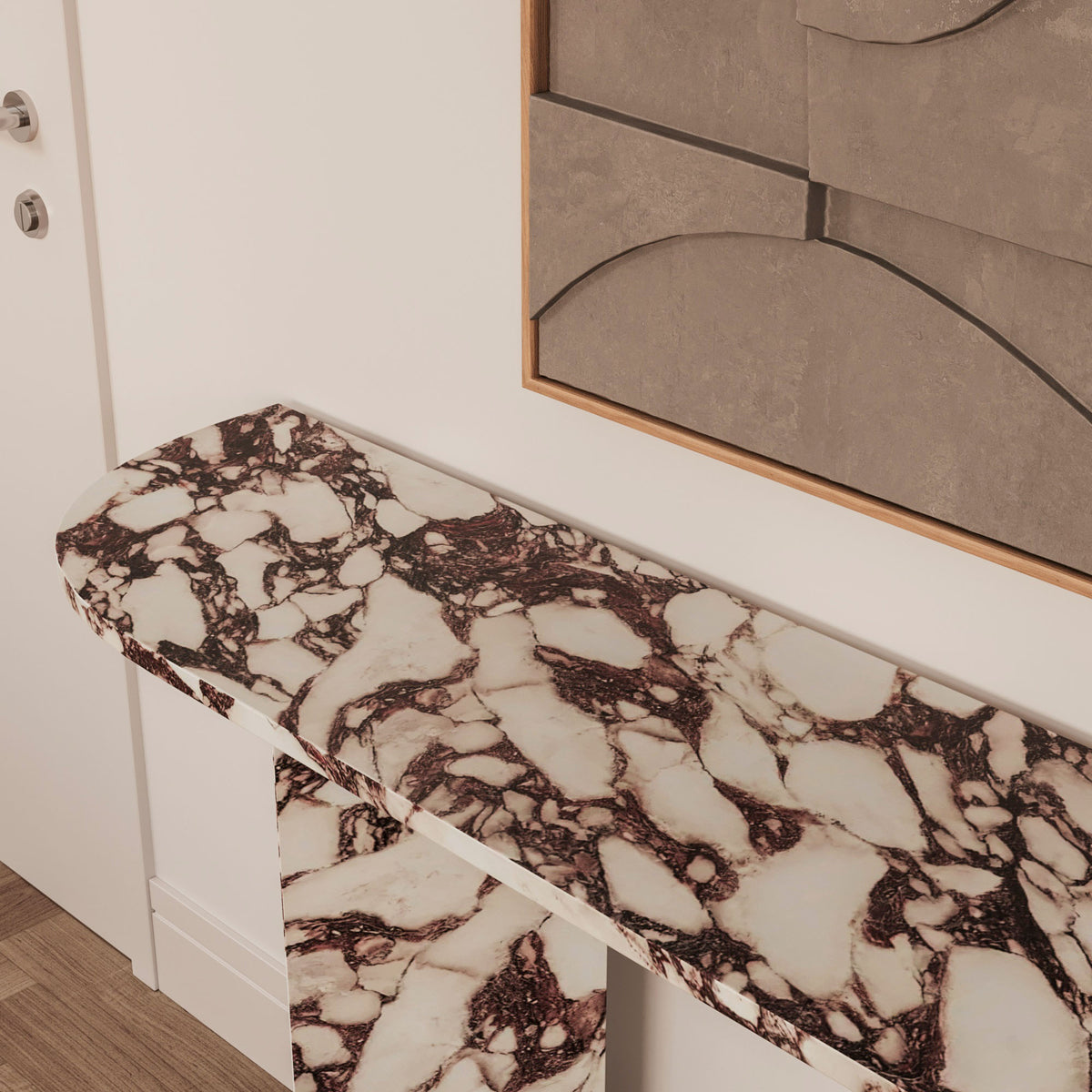 Tara Calacatta viola Console Table