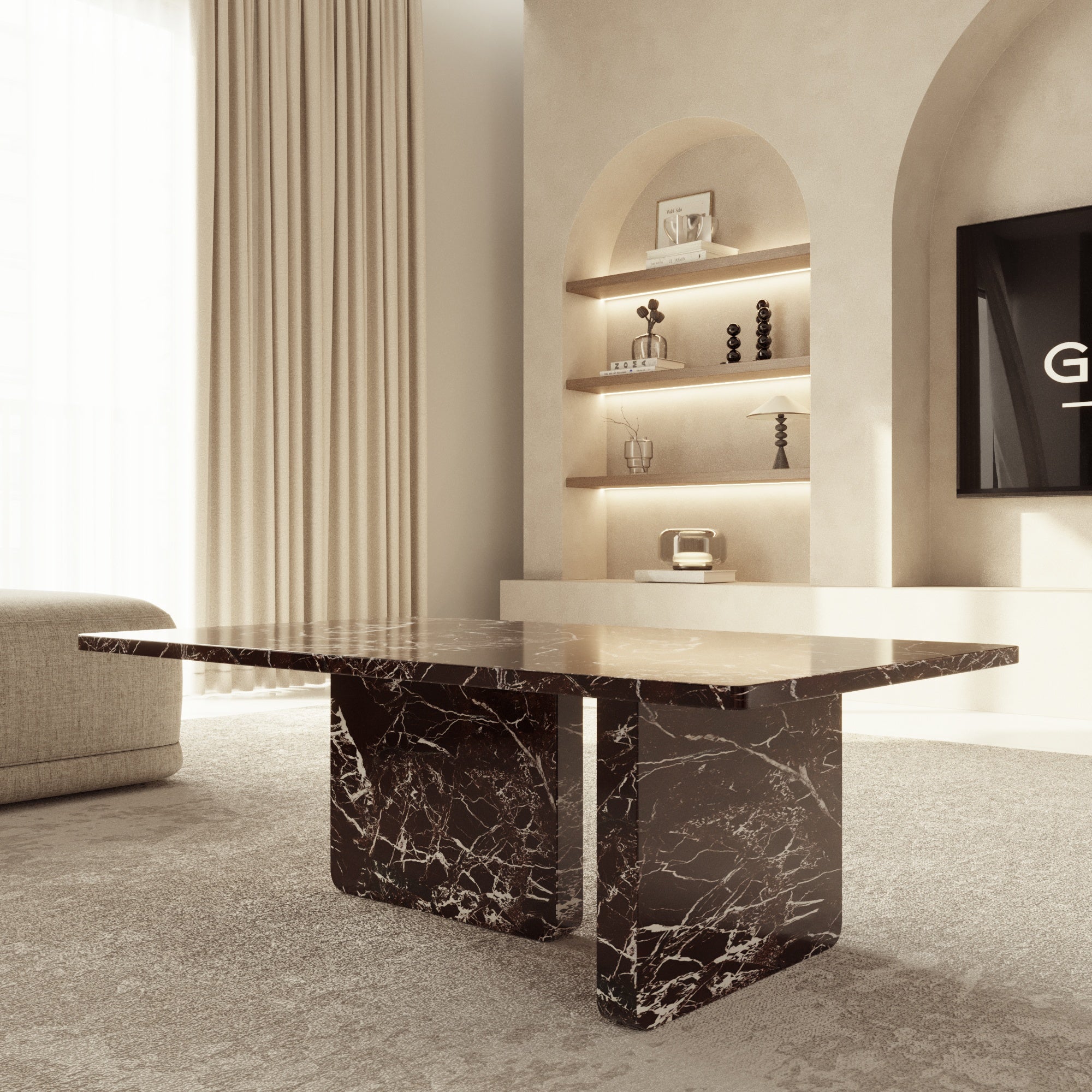 Ravello Rosso Levanto Coffee Table