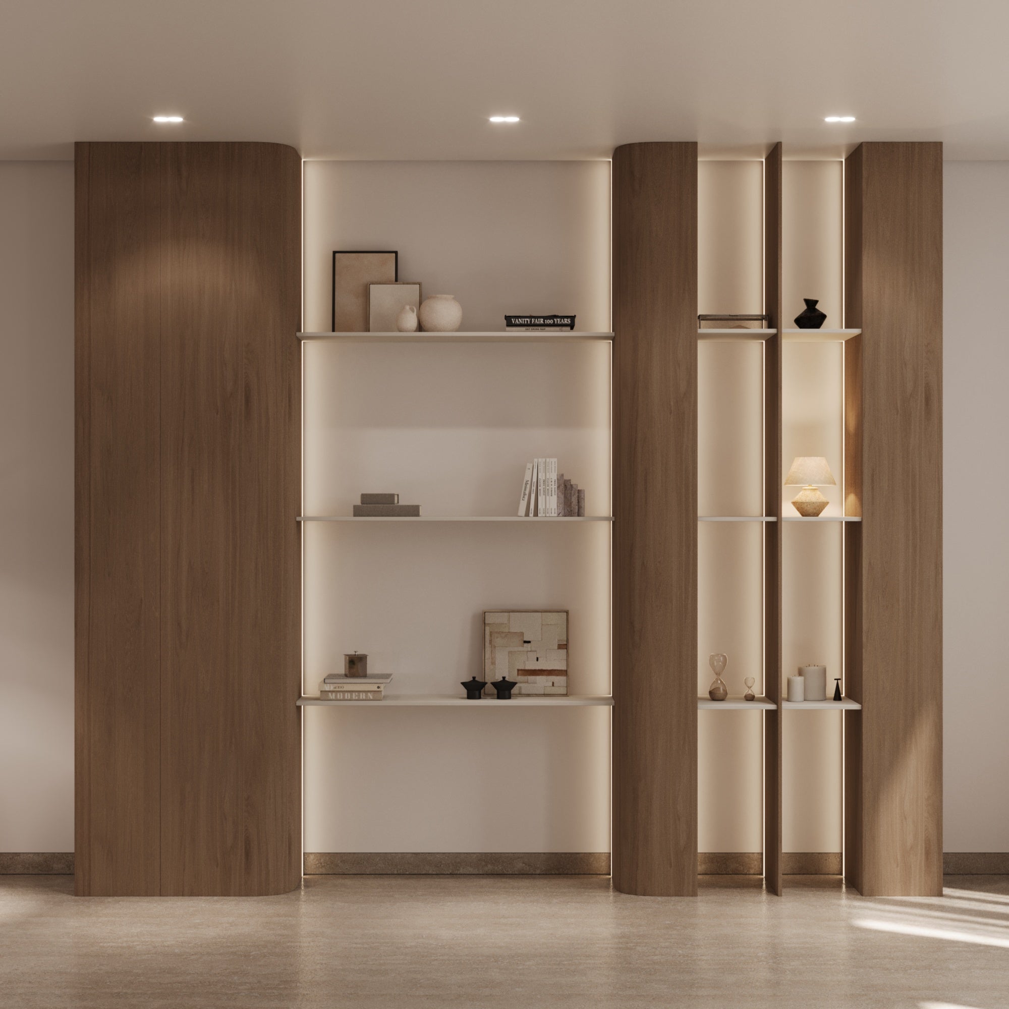 Luminara Shelving Wall