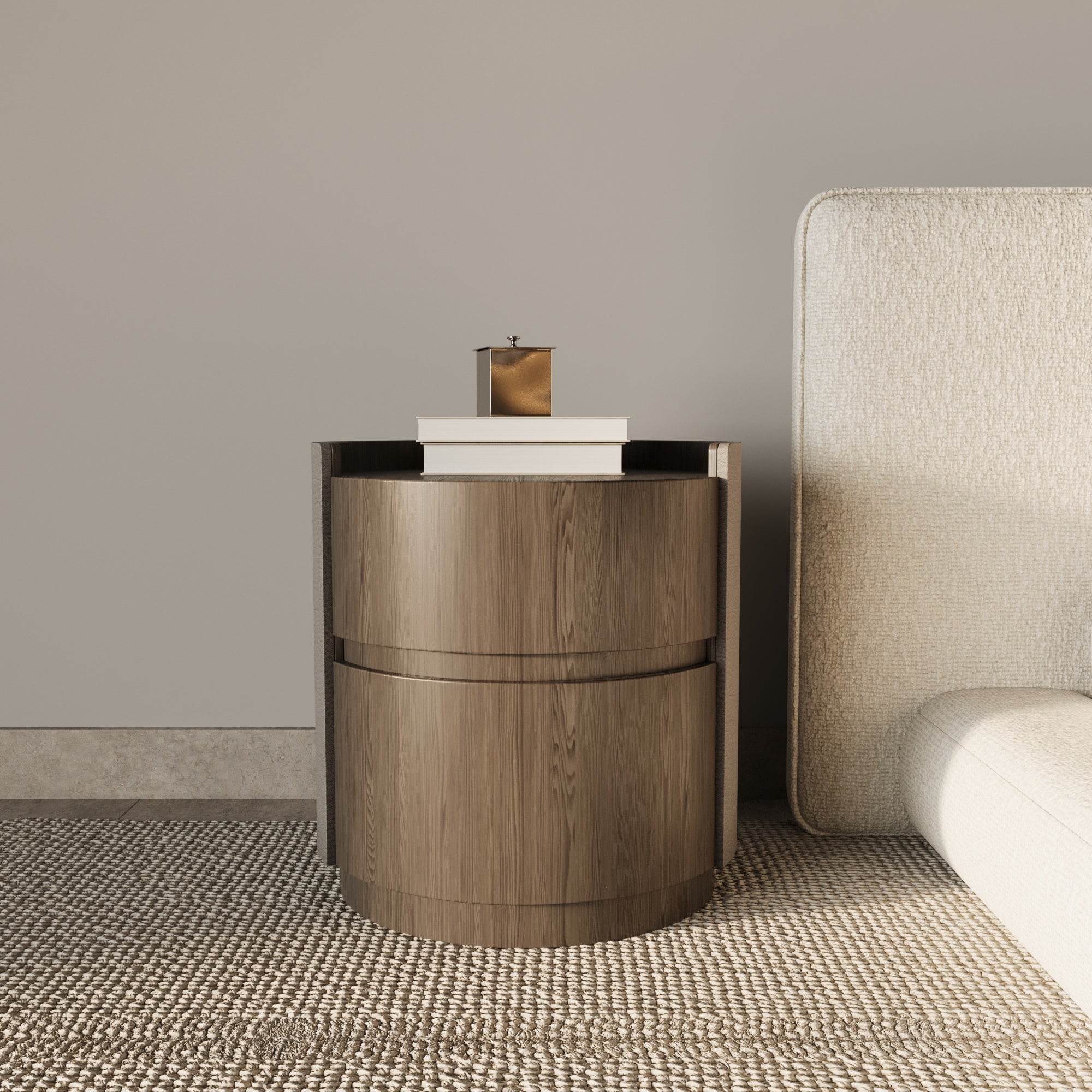 Kairo Faux Leather Nightstand