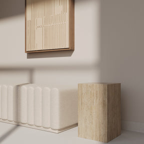 Clara Italian Travertine Plinth
