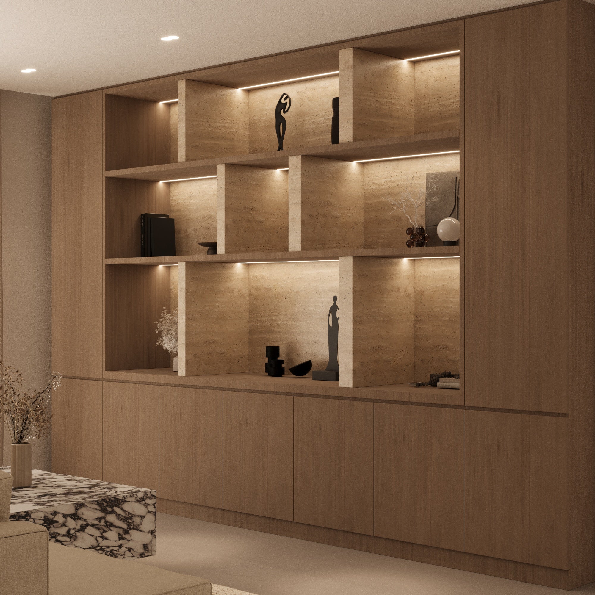 Sierra Travertine Display Unit