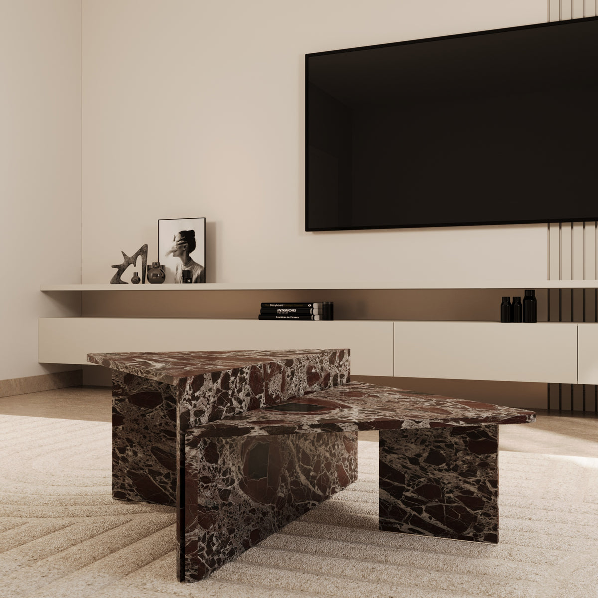 Dario Rosa Levanto Marble Coffee Table