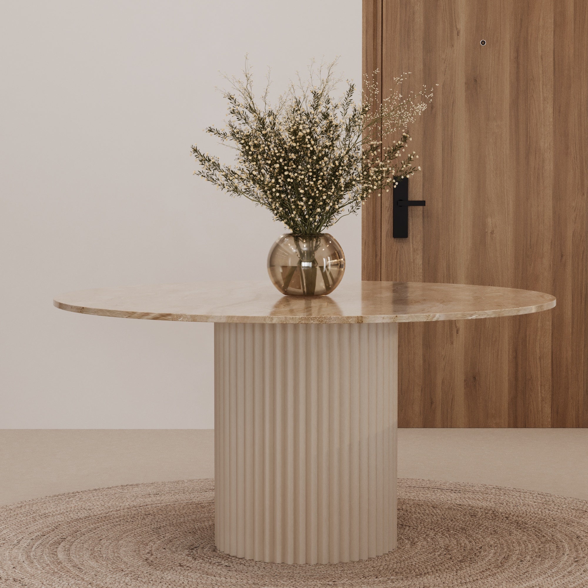 Lucente Dianna Beige Dining Table