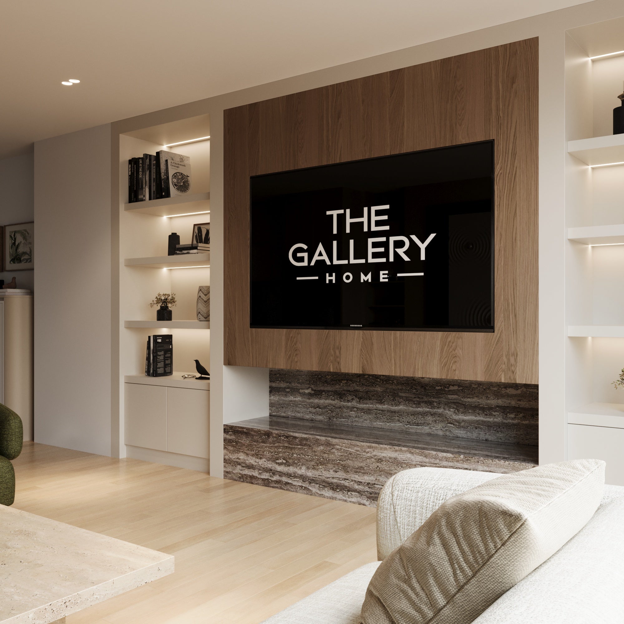 Sierra Stone Media Wall
