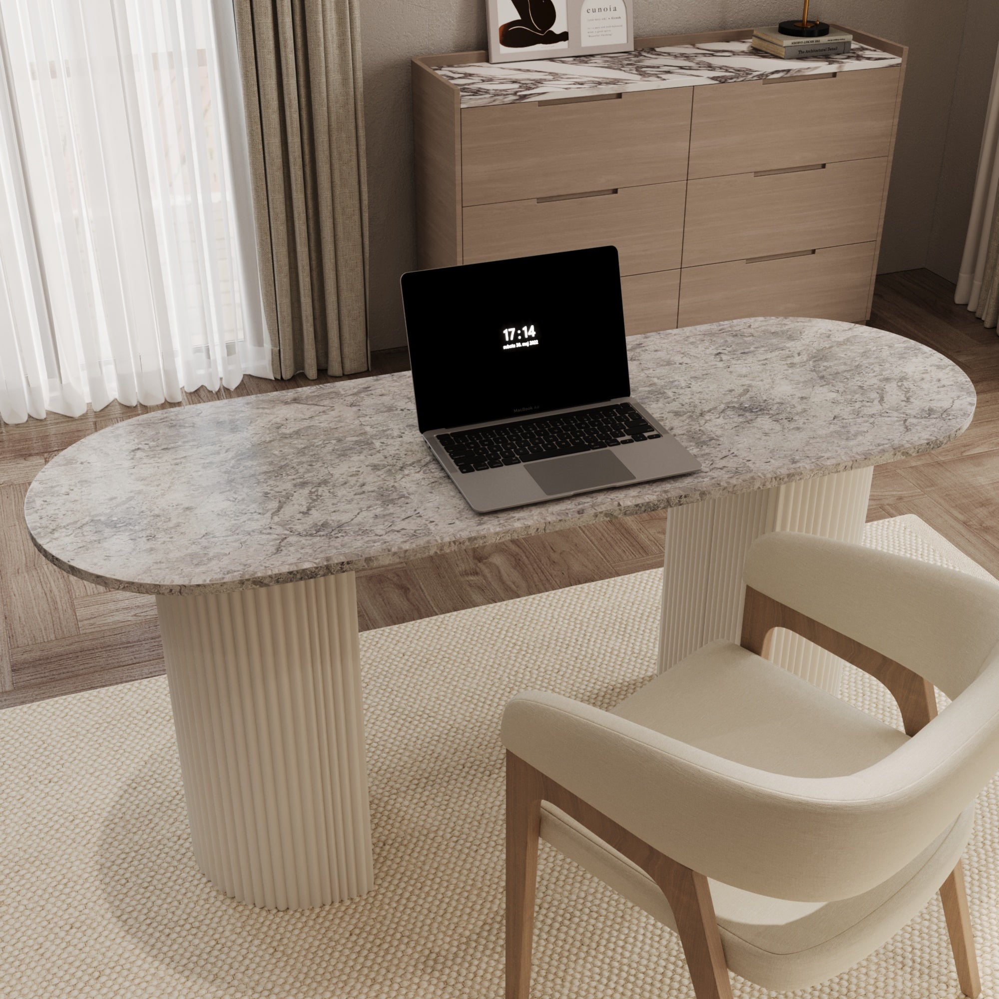 Palazzo Amazon Grey Desk