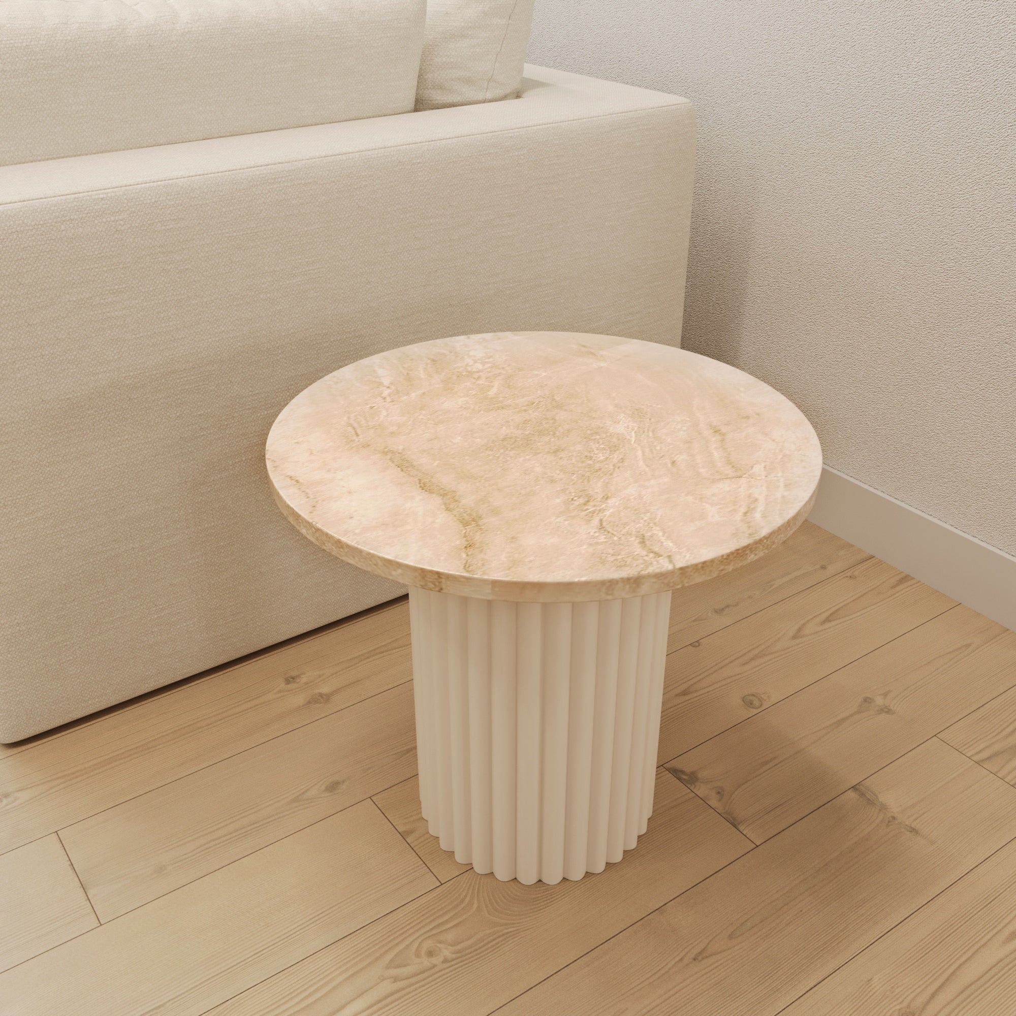 Lucente Cappuccino Side Table