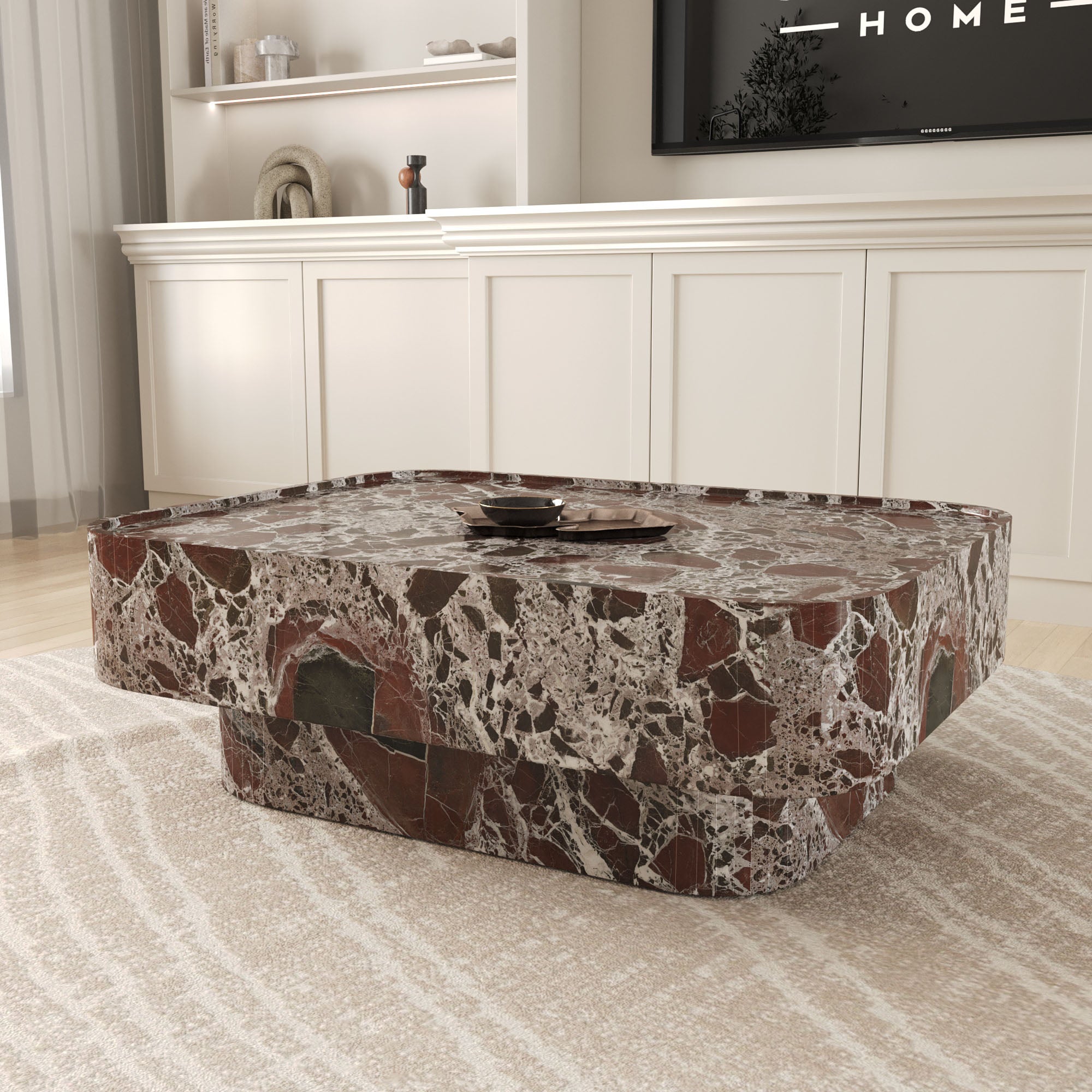 Donatello Rosso Levanto Coffee Table