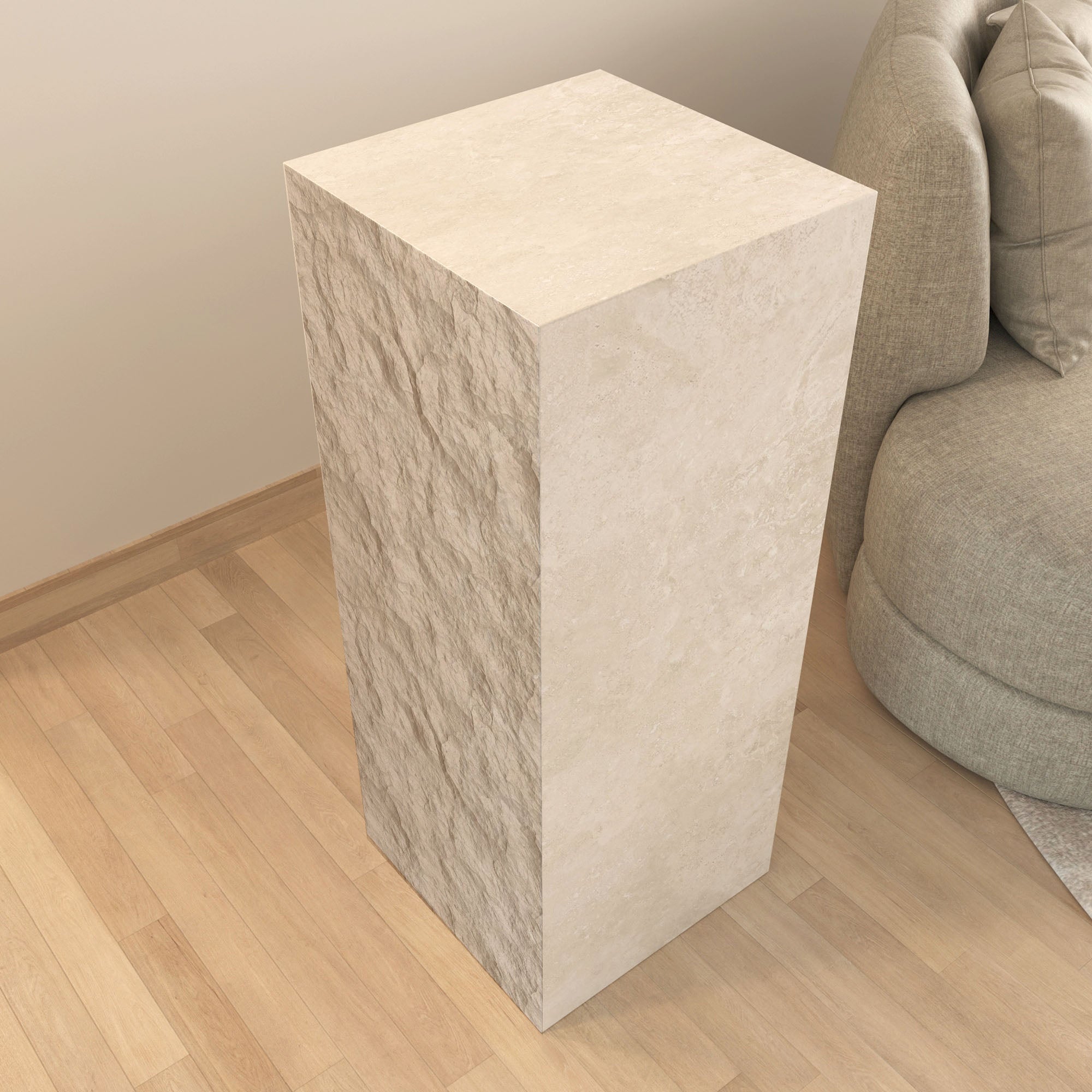 Aureus Limestone Plinth with Natural Finish