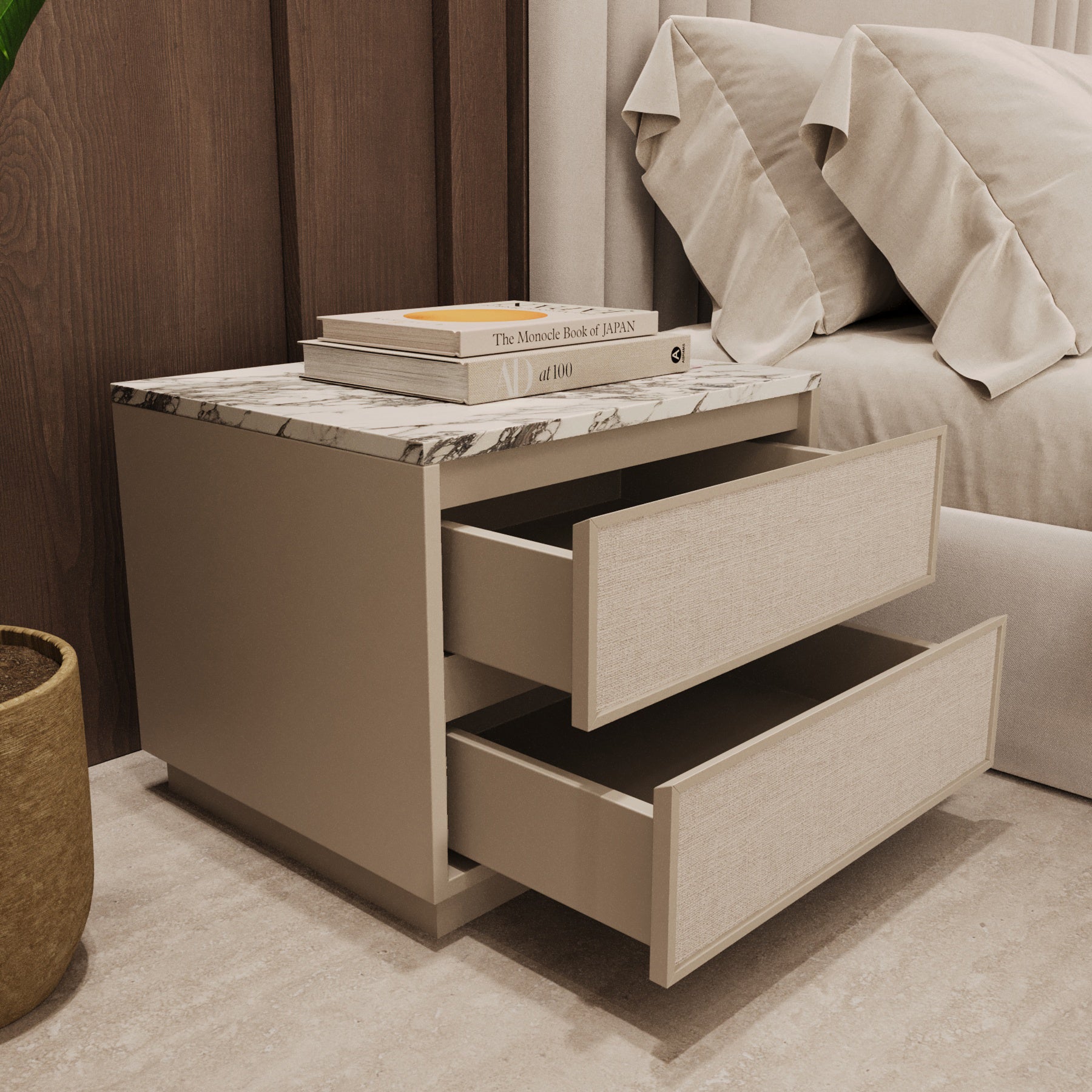 Arlo Fabric Nightstand