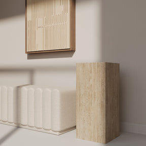 Clara Italian Travertine Plinth