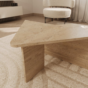 Dario Travertine Coffee Table