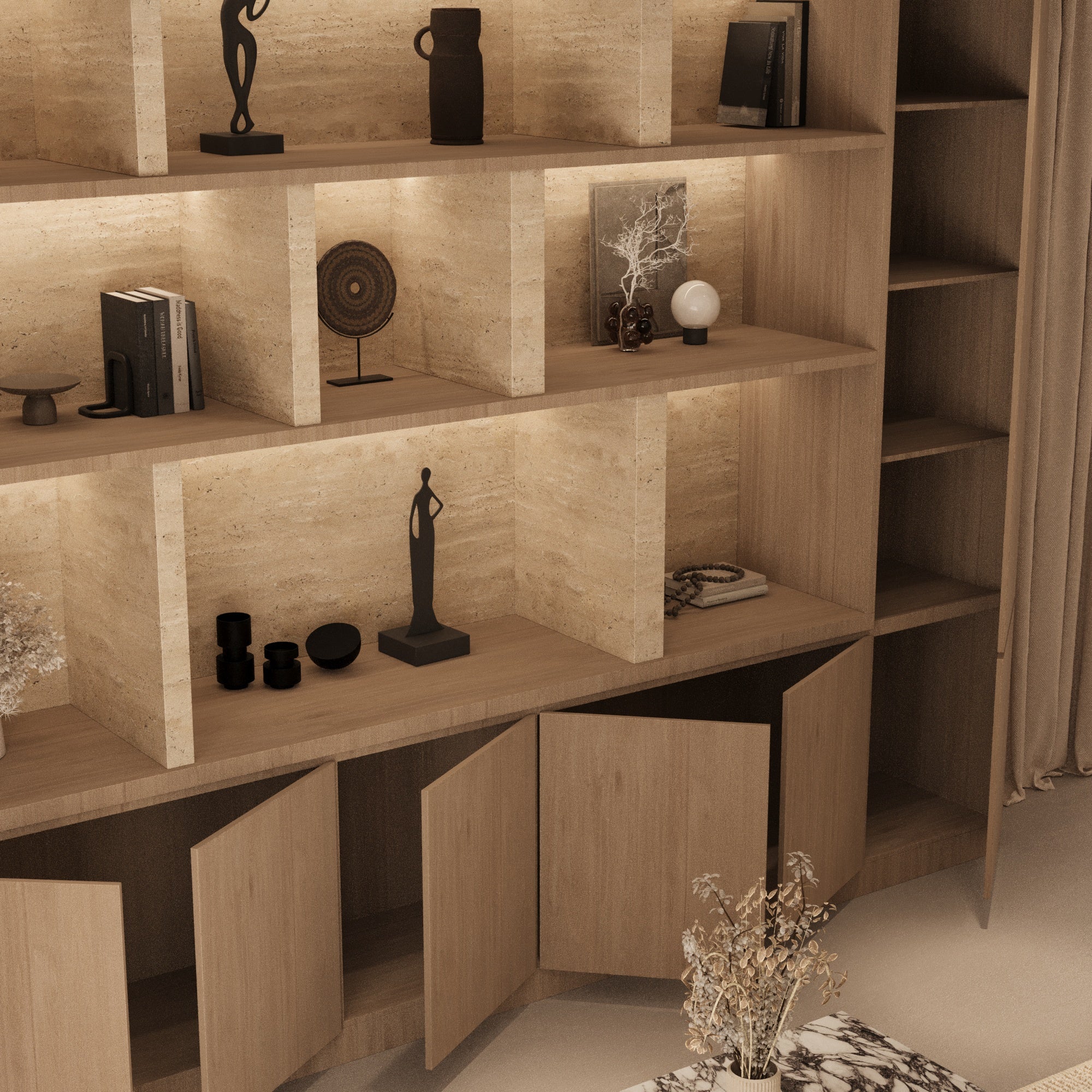 Sierra Travertine Display Unit