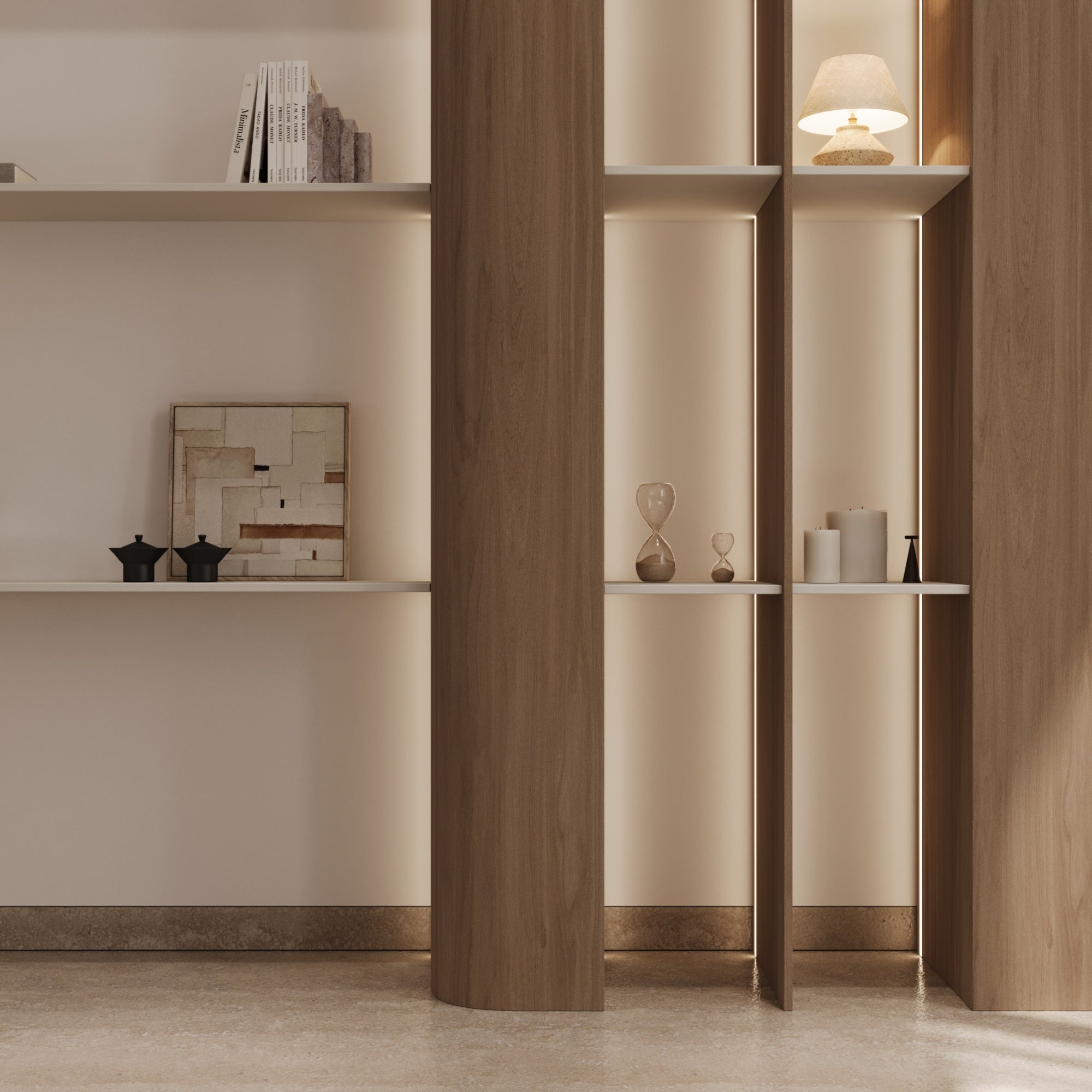 Luminara Shelving Wall