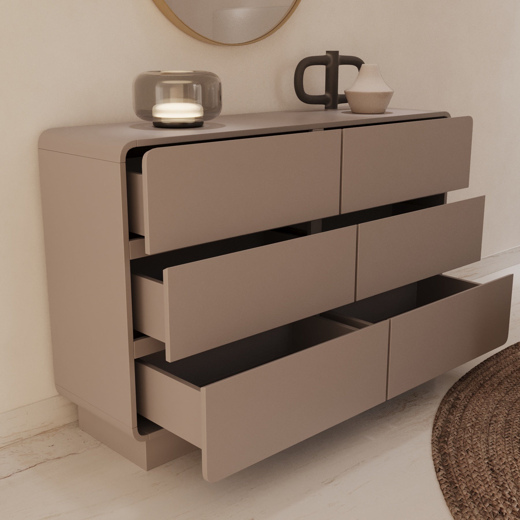 Brooklyn 6 Drawer Dresser