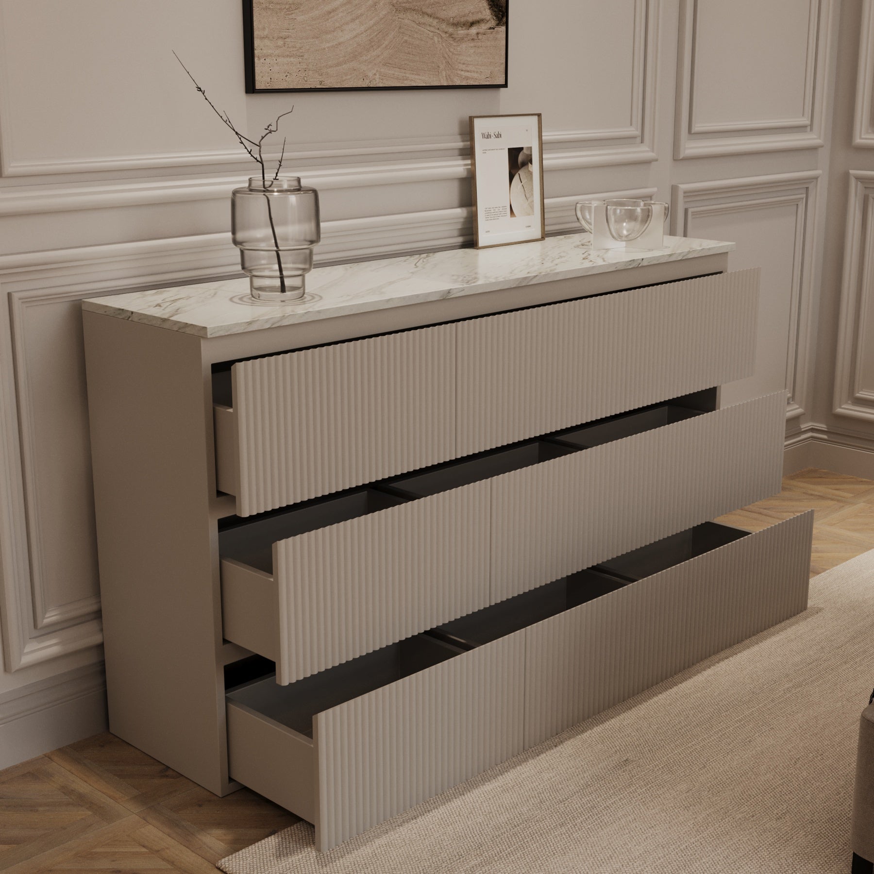 Astria Fluted Dresser