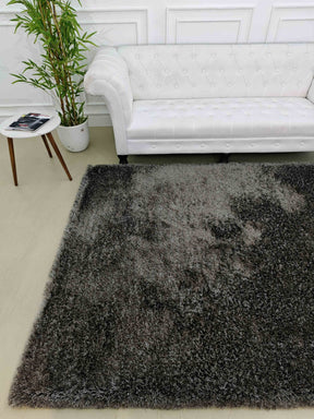 Grey Color Shaggy Area Rug 200X300 CM