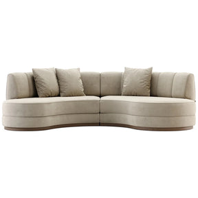 HAND CRAFTED SIENNA CURVED SOFA