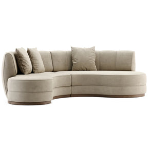 HAND CRAFTED SIENNA CURVED SOFA