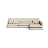 HAND CRAFTED KENZIE BEIGE CORNER SOFA