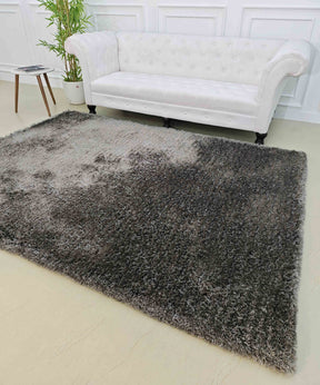 Grey Color Shaggy Area Rug 80X200 CM