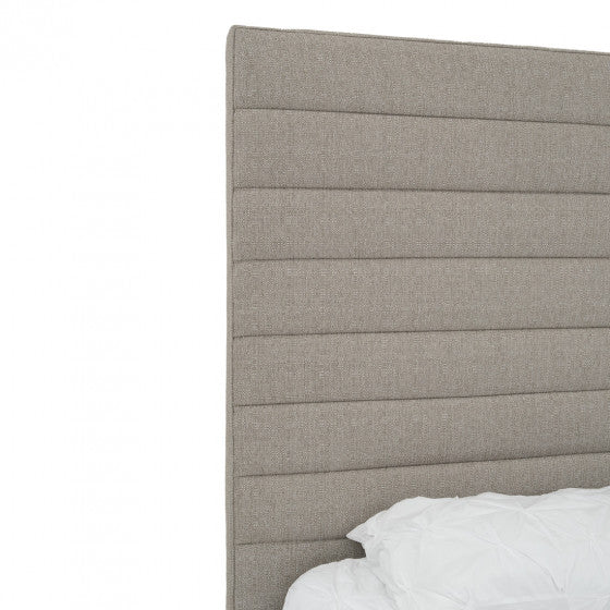 FELIX BED WITH FABRIC HEADBOARD