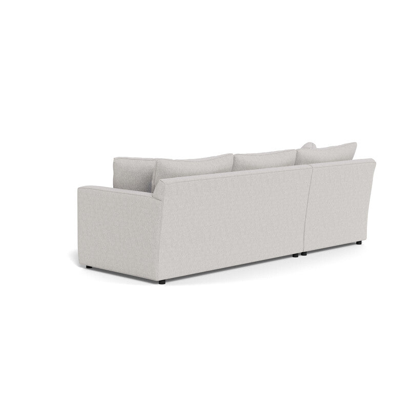 HAND CRAFTED TROPEZ GREY L SHAPE MODULAR SOFA