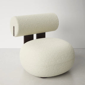 HAND CRAFTED DOHA BOUCLE HIPPO CHAIR