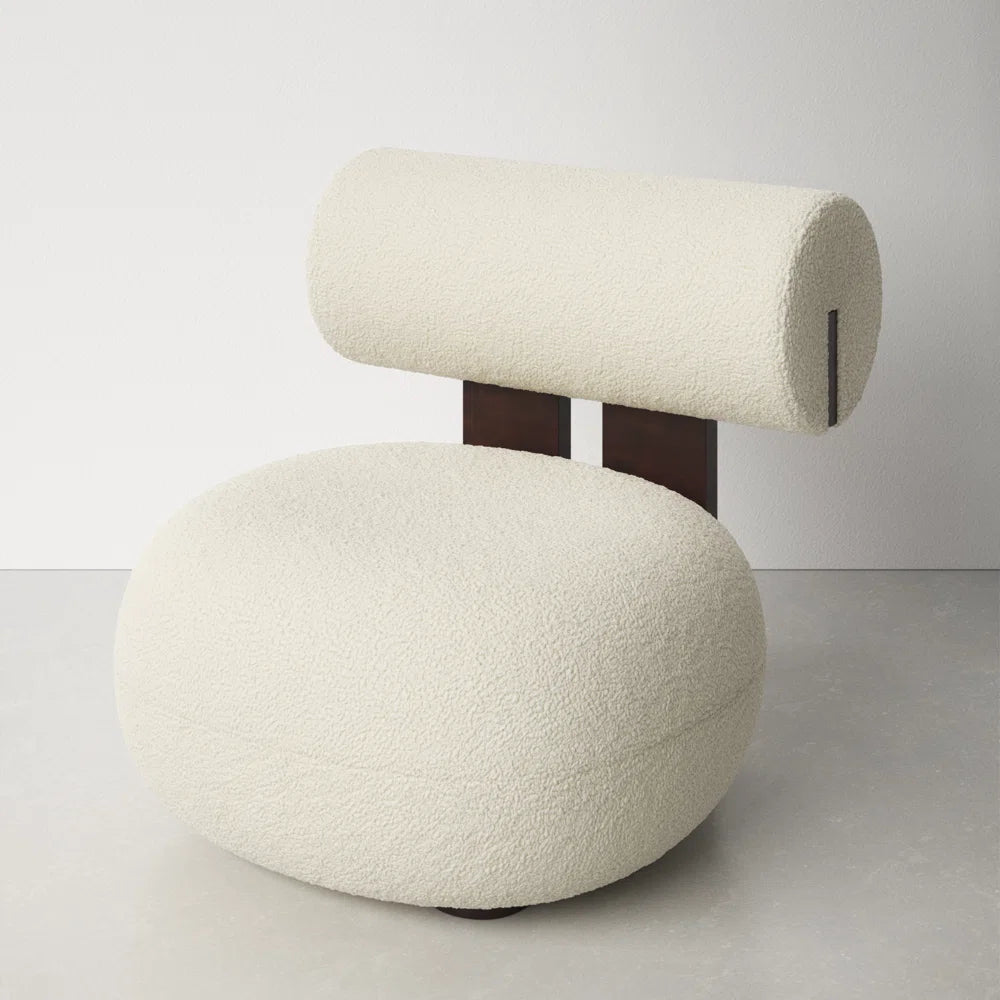 HAND CRAFTED DOHA BOUCLE HIPPO CHAIR