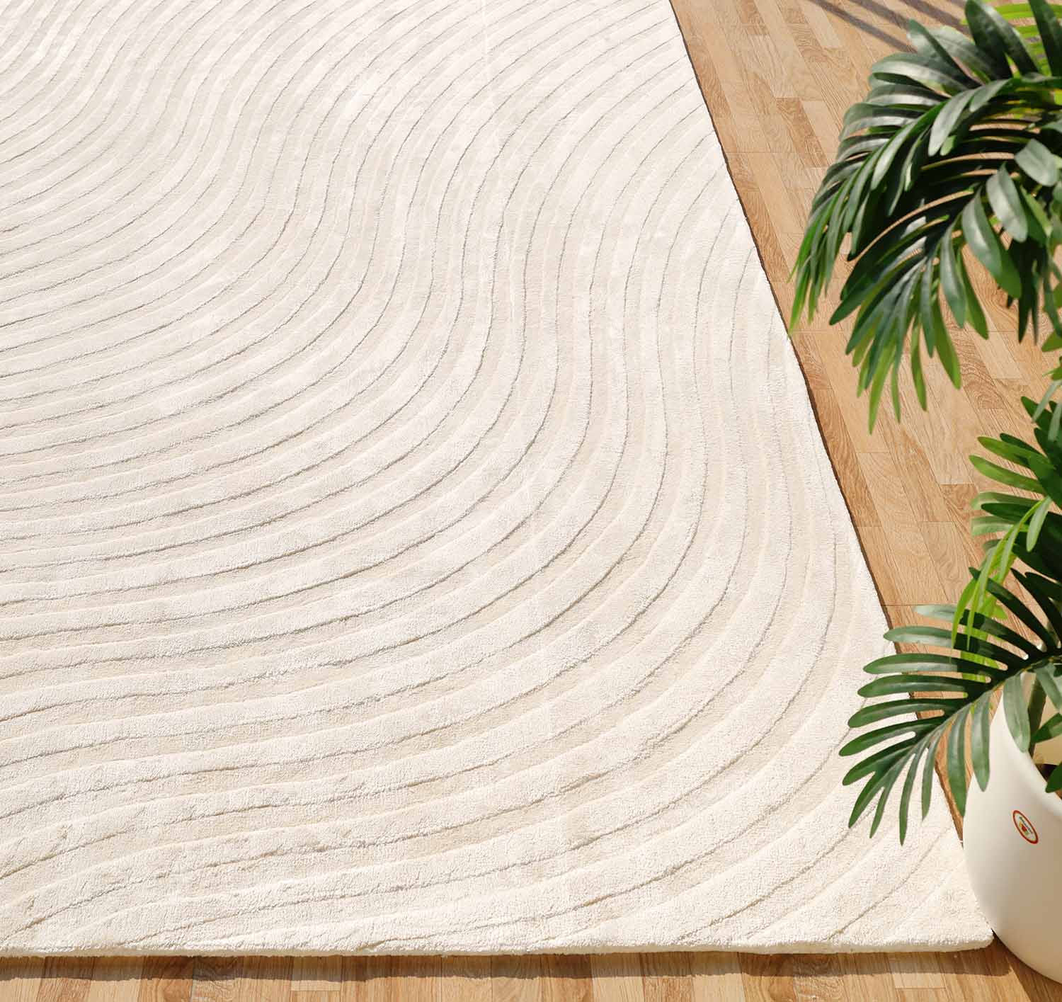 HAND MADE ELANA RECTANGLE RUG