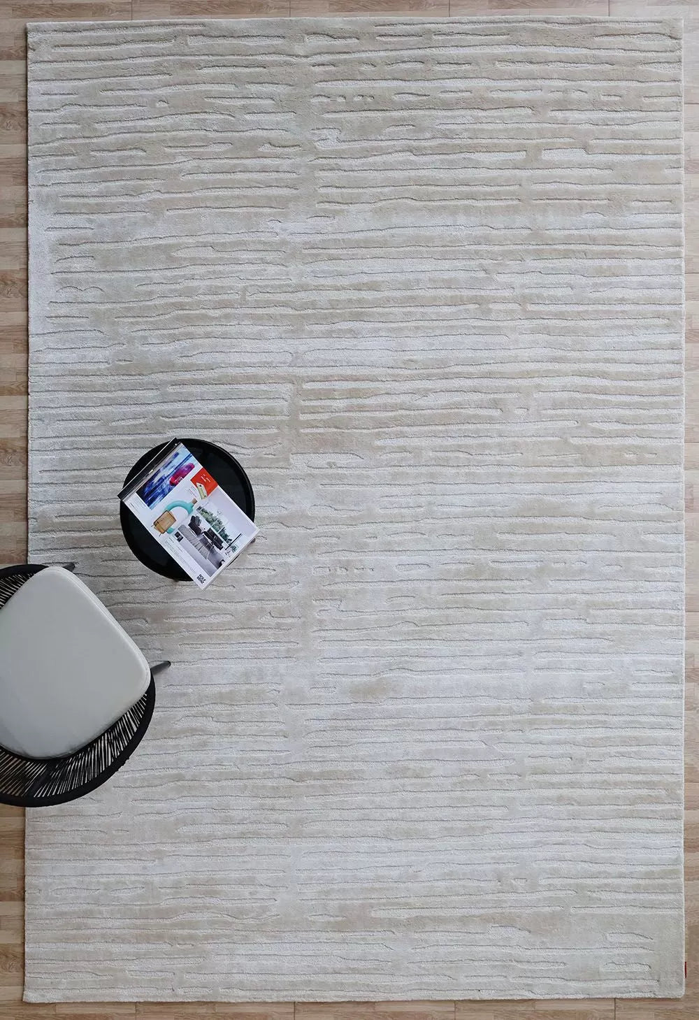 Madeline Hand Made Luxury Off-White Rug