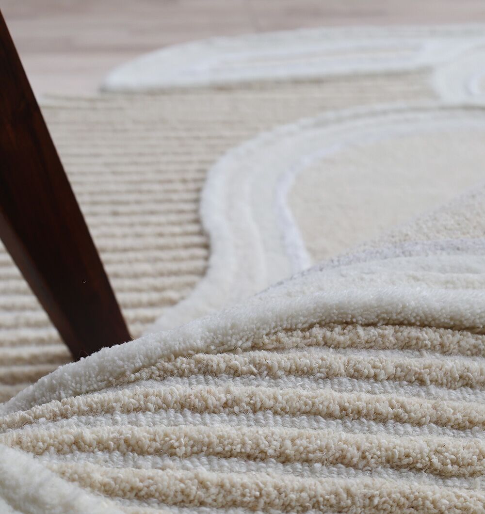 HAND MADE CONNIE IRREGULAR RUG 200X200CM