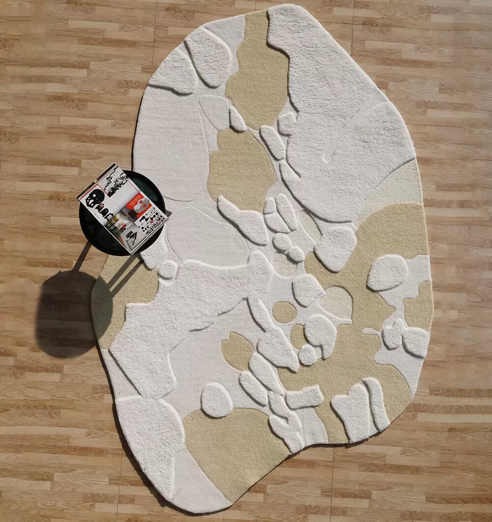 Premium Unique Irregular Shape Multi Colour Carpet (200cm x 300cm)