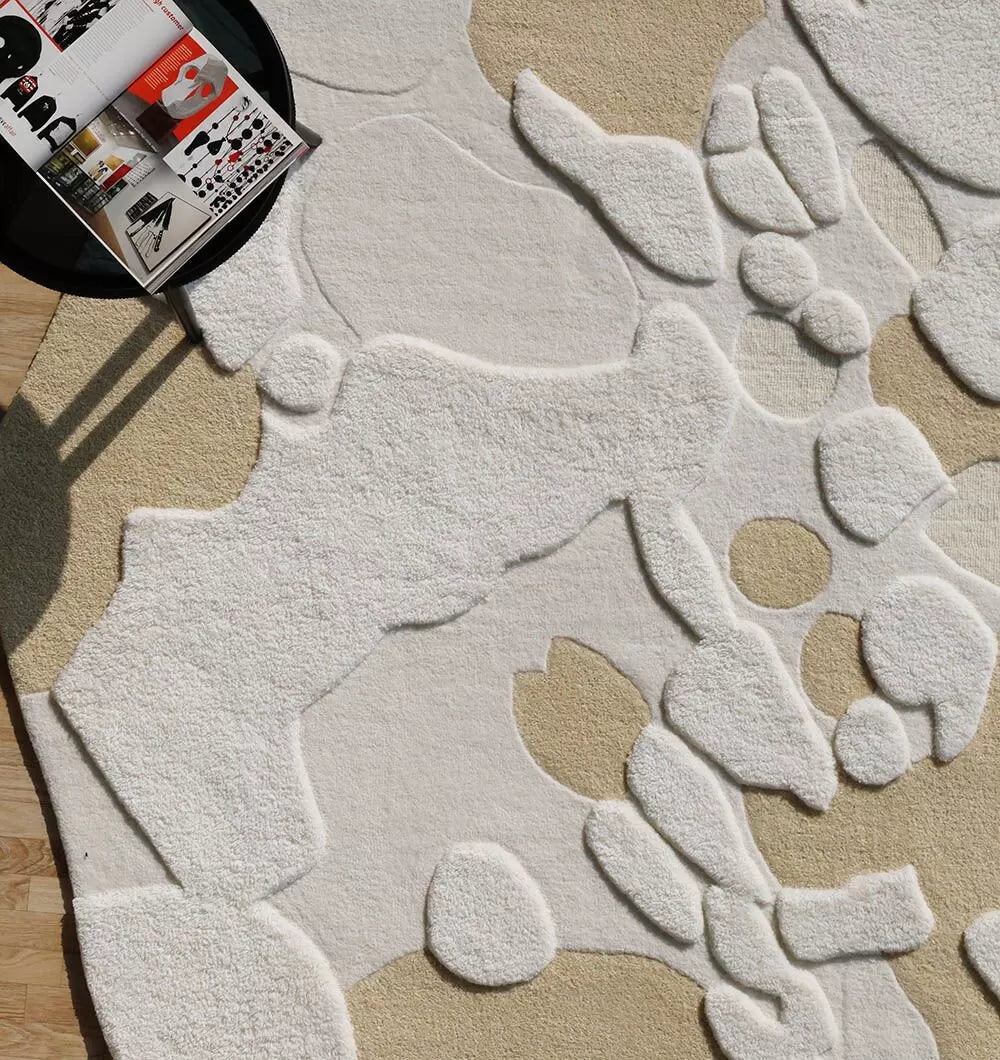 Premium Unique Irregular Shape Multi Colour Carpet (200cm x 300cm)