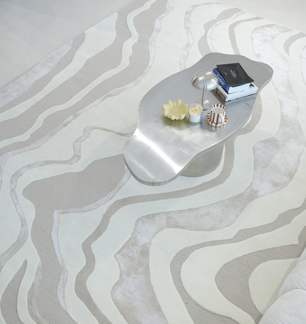 Allison Hand Made Shaped Luxury Rug